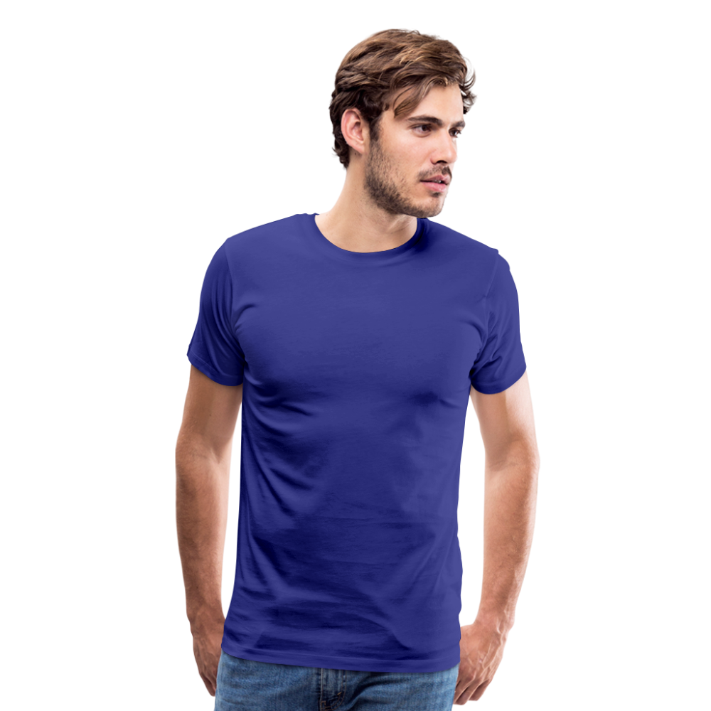Customizable Men's Premium T-Shirt add your own photos, images, designs, quotes, texts and more - royal blue