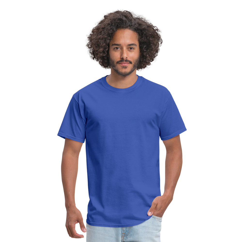 Customizable Unisex Classic T-Shirt add your own photos, images, designs, quotes, texts and more - royal blue