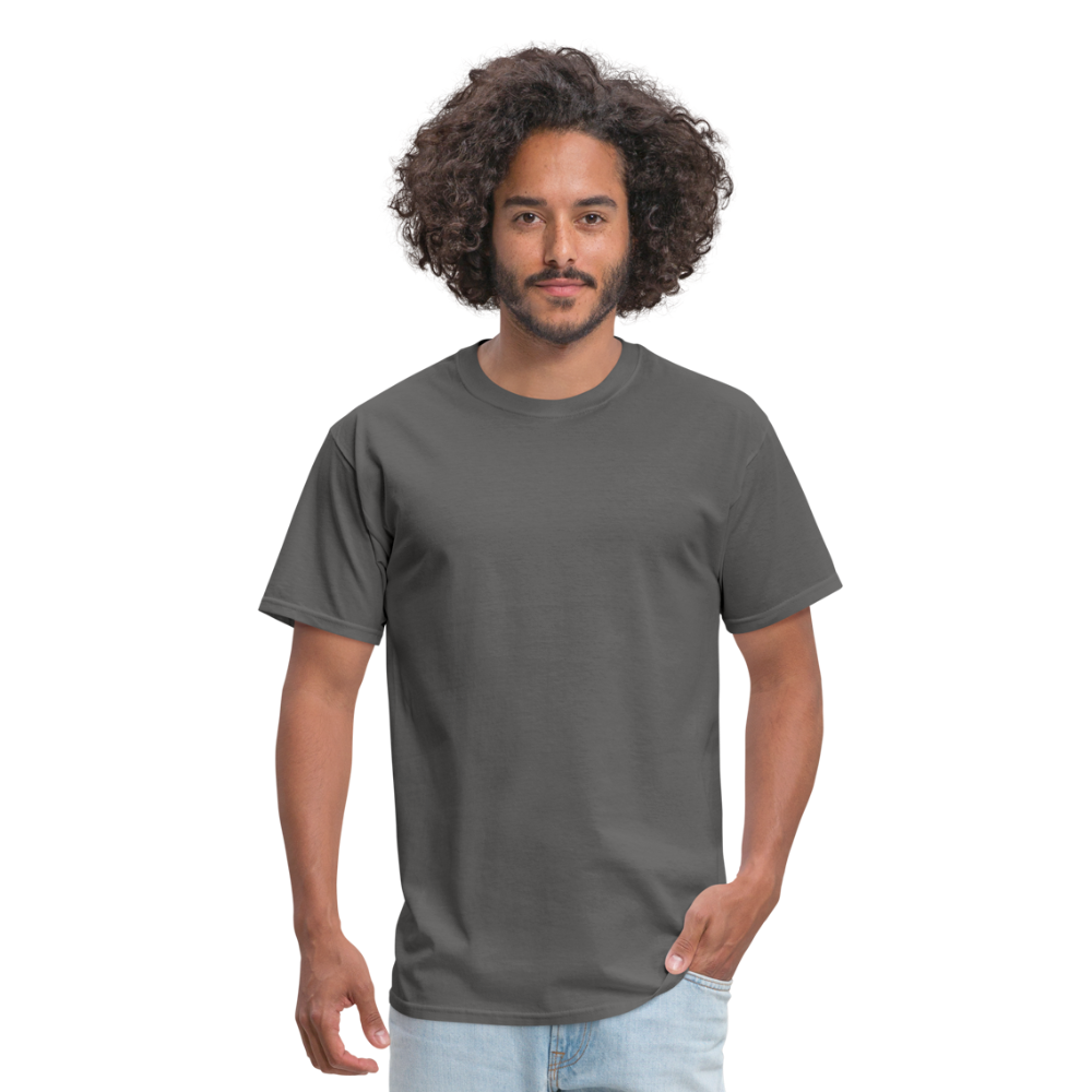 Customizable Unisex Classic T-Shirt add your own photos, images, designs, quotes, texts and more - charcoal
