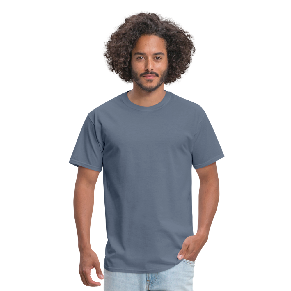 Customizable Unisex Classic T-Shirt add your own photos, images, designs, quotes, texts and more - denim