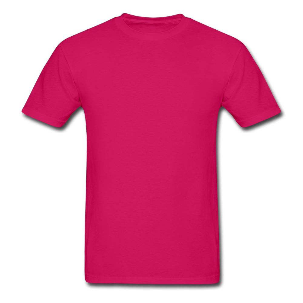 Customizable Gildan Ultra Cotton Adult T-Shirt add your own photos, images, designs, quotes, texts and more - fuchsia