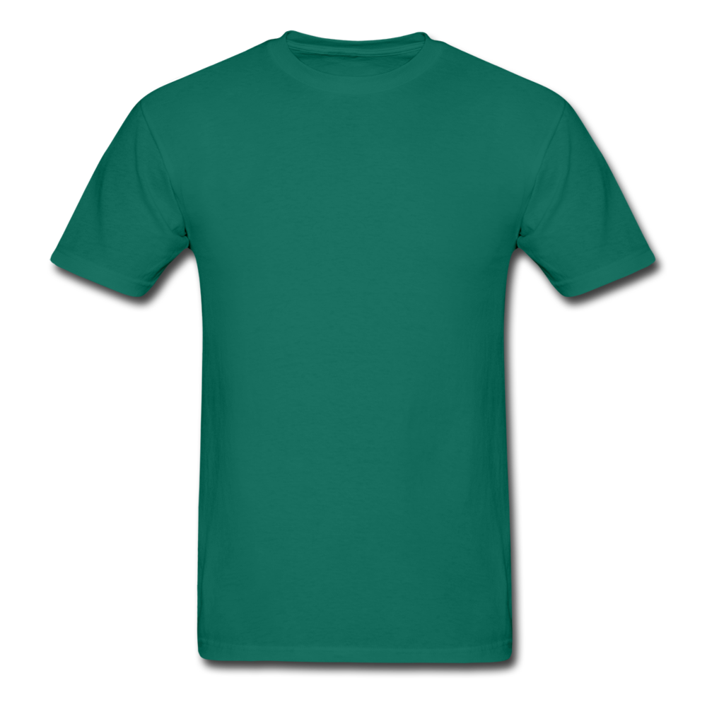 Customizable Gildan Ultra Cotton Adult T-Shirt add your own photos, images, designs, quotes, texts and more - petrol