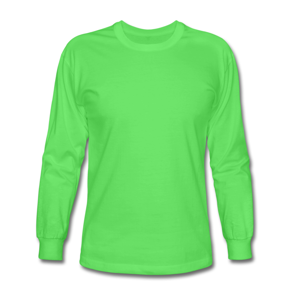 Customizable Men's Long Sleeve T-Shirt add your own photos, images, designs, quotes, texts and more - kiwi