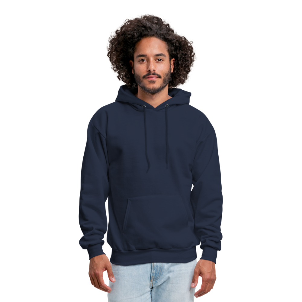 Customizable Men's Hoodie add your own photos, images, designs, quotes, texts and more - navy