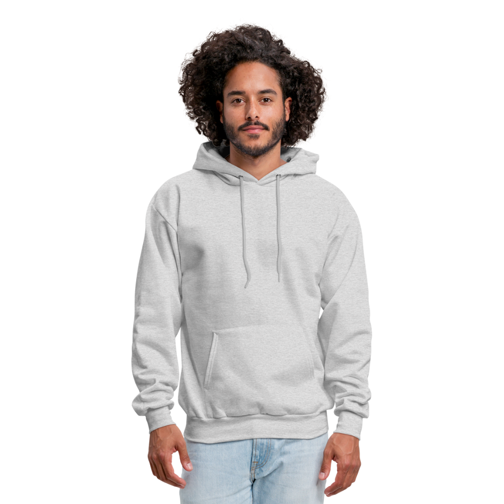 Customizable Men's Hoodie add your own photos, images, designs, quotes, texts and more - ash 