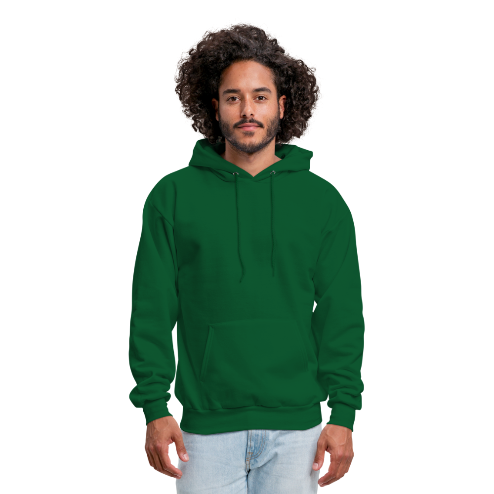 Customizable Men's Hoodie add your own photos, images, designs, quotes, texts and more - forest green