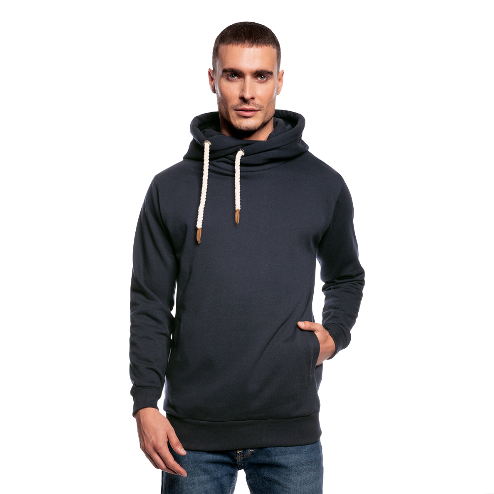Customizable Shawl Collar Hoodie add your own photos, images, designs, quotes, texts and more - navy