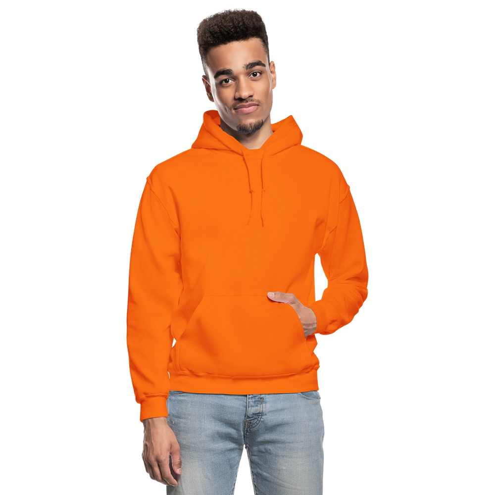 Customizable Gildan Heavy Blend Adult Hoodie add your own photos, images, designs, quotes, texts and more - orange