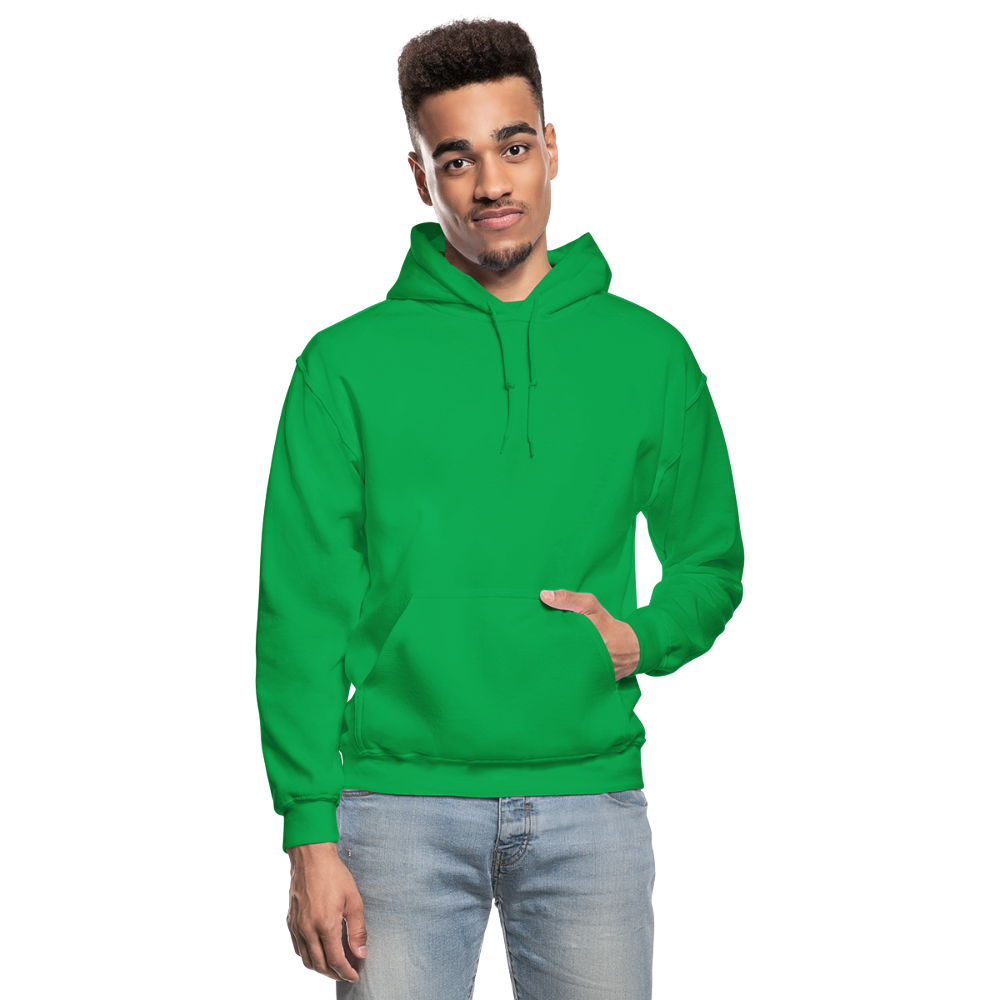 Customizable Gildan Heavy Blend Adult Hoodie add your own photos, images, designs, quotes, texts and more - kelly green
