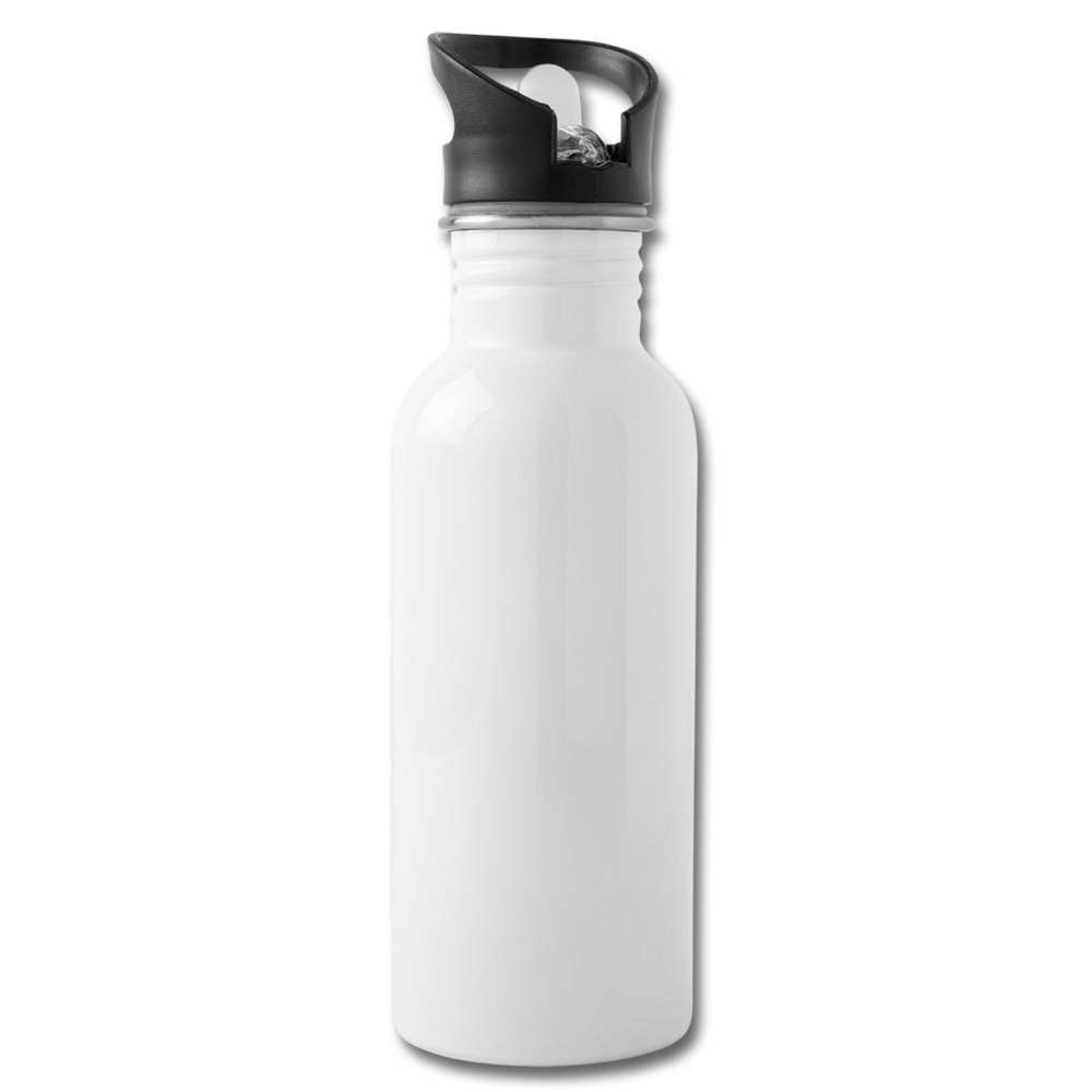Customizable Water Bottle add your own photo, images, designs, quotes and more - white