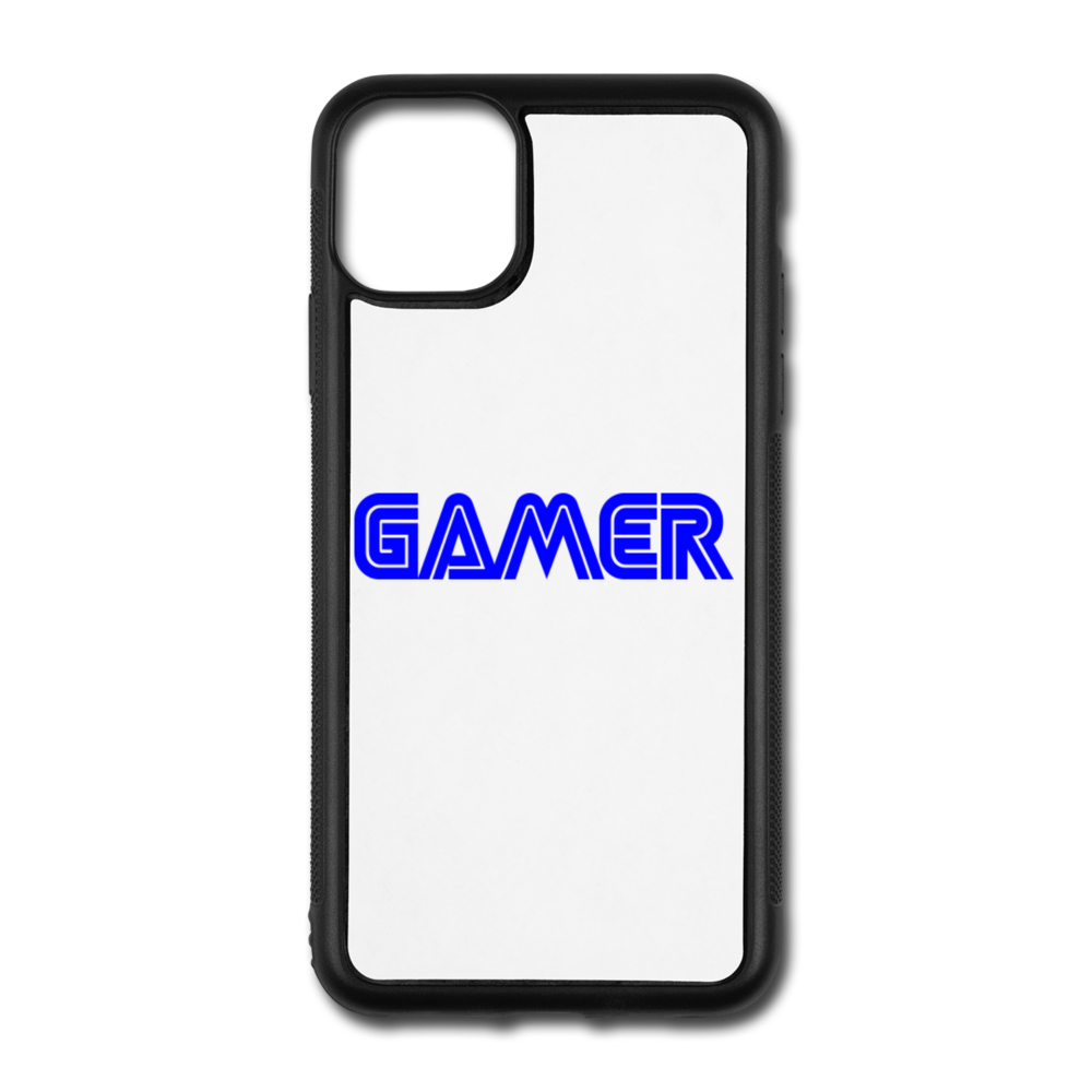 Gamer Word Text Art iPhone 11 Pro Max Case - white/black