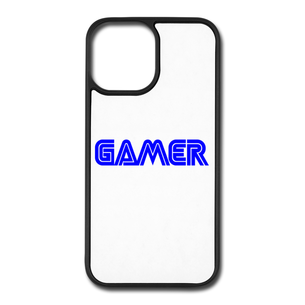 Gamer Word Text Art iPhone 12 Pro Max Case - white/black