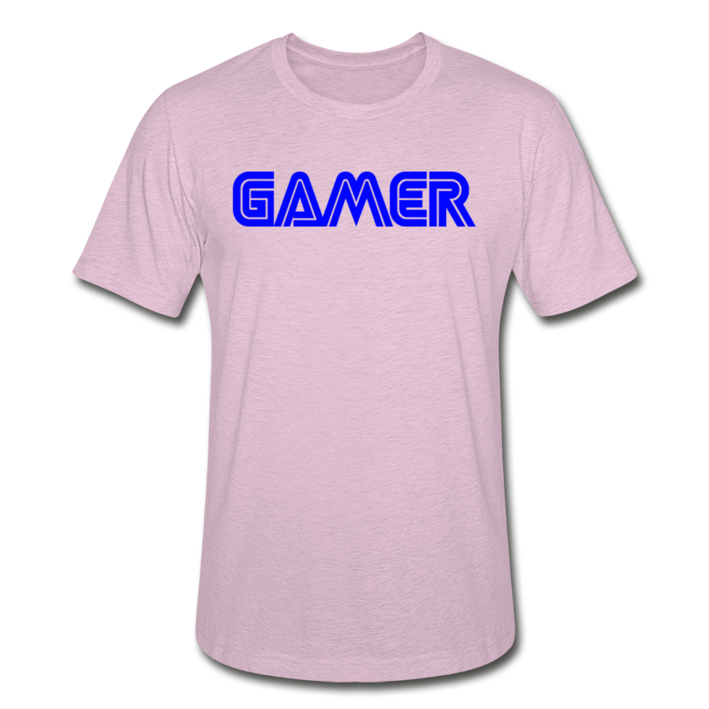 Gamer Word Text Art Unisex Heather Prism T-Shirt - heather prism lilac