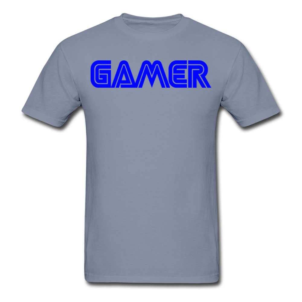 Gamer Word Text Art Unisex ComfortWash Garment Dyed T-Shirt - blue