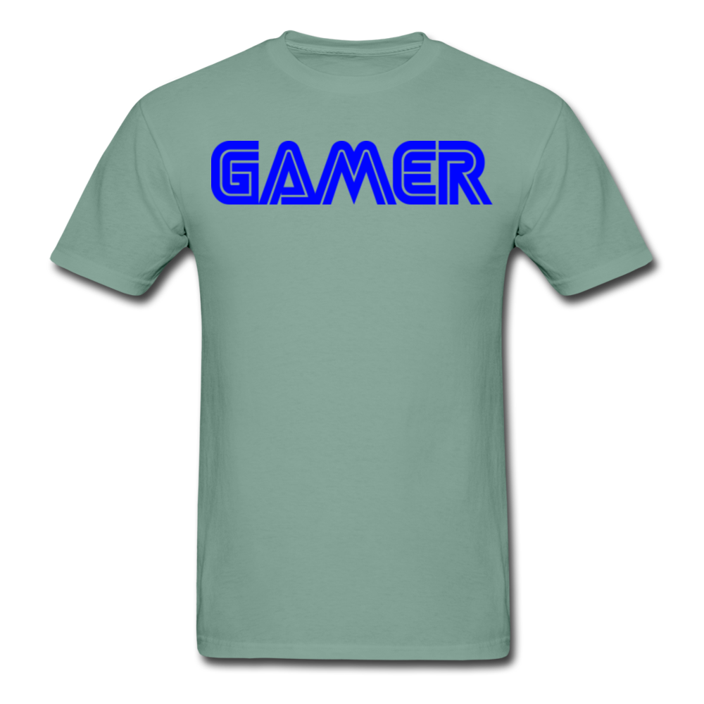 Gamer Word Text Art Unisex ComfortWash Garment Dyed T-Shirt - seafoam green