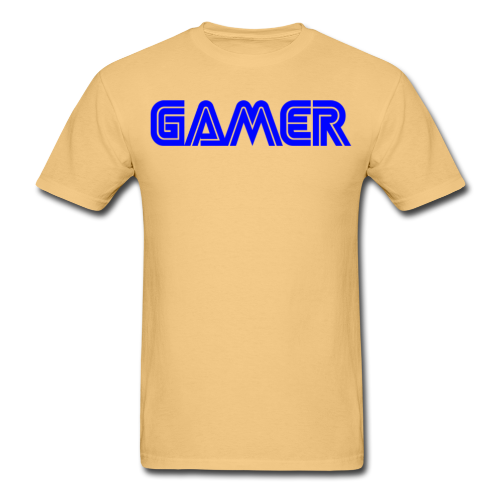 Gamer Word Text Art Unisex ComfortWash Garment Dyed T-Shirt - light yellow