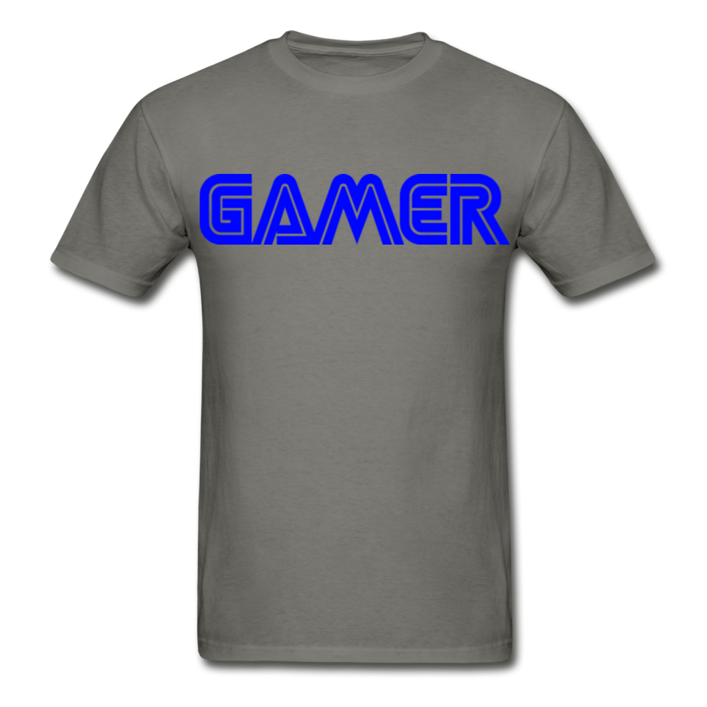Gamer Word Text Art Gildan Ultra Cotton Adult T-Shirt - charcoal