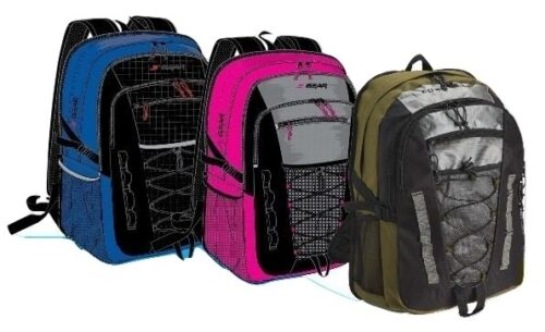 20" backpack Multiple pocket design with bungee and tablet pocket sleeve