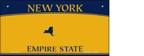 NEW YORK STATE NOVELTY BICYCLE LICENSE PLATE