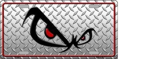 NO FEAR EYES DIAMOND NOVELTY METAL LICENSE PLATE